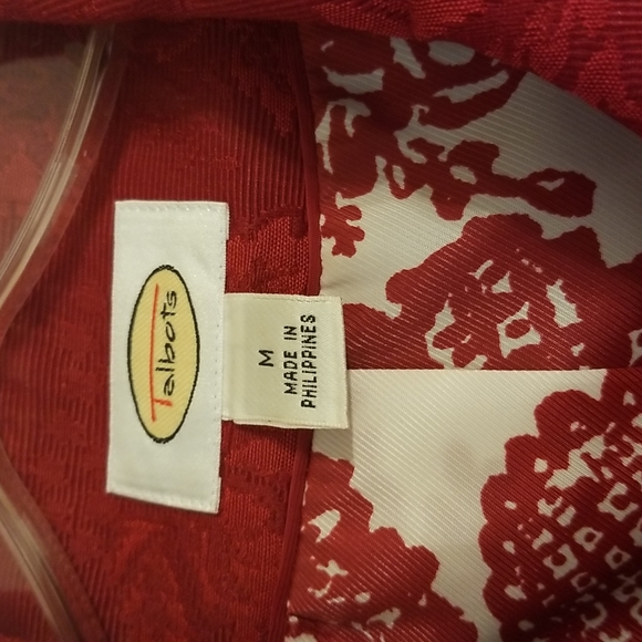 Talbots Double Breasted Red Jacket size M - Picture 3 of 6
